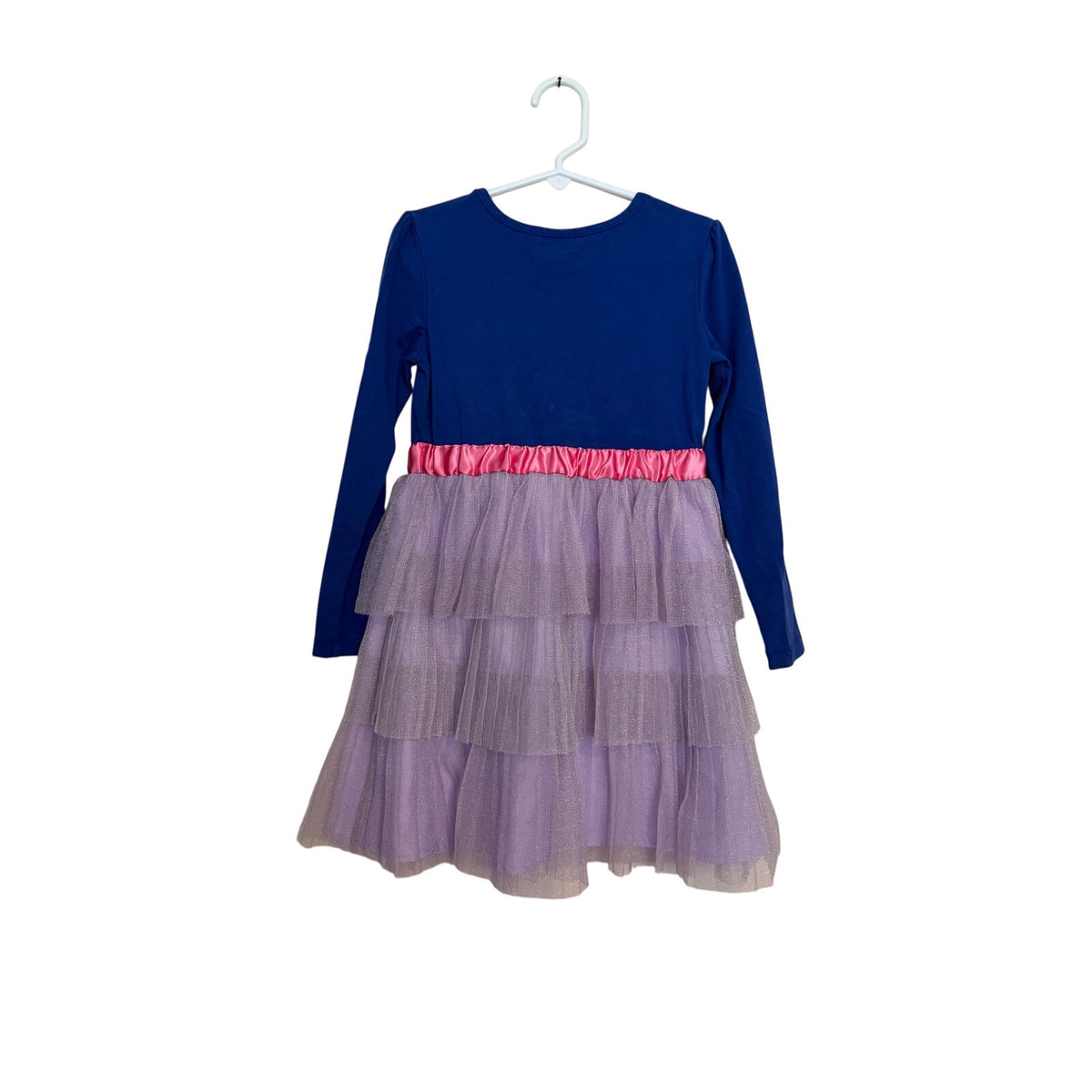 Hanna Andersson Shimmer Dress - Deep Blue Sea - Size 5
