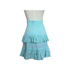 PQ Swim Ari Eyelet Mini Skirt - Divine - Size XS/S | Beach Cover-Up