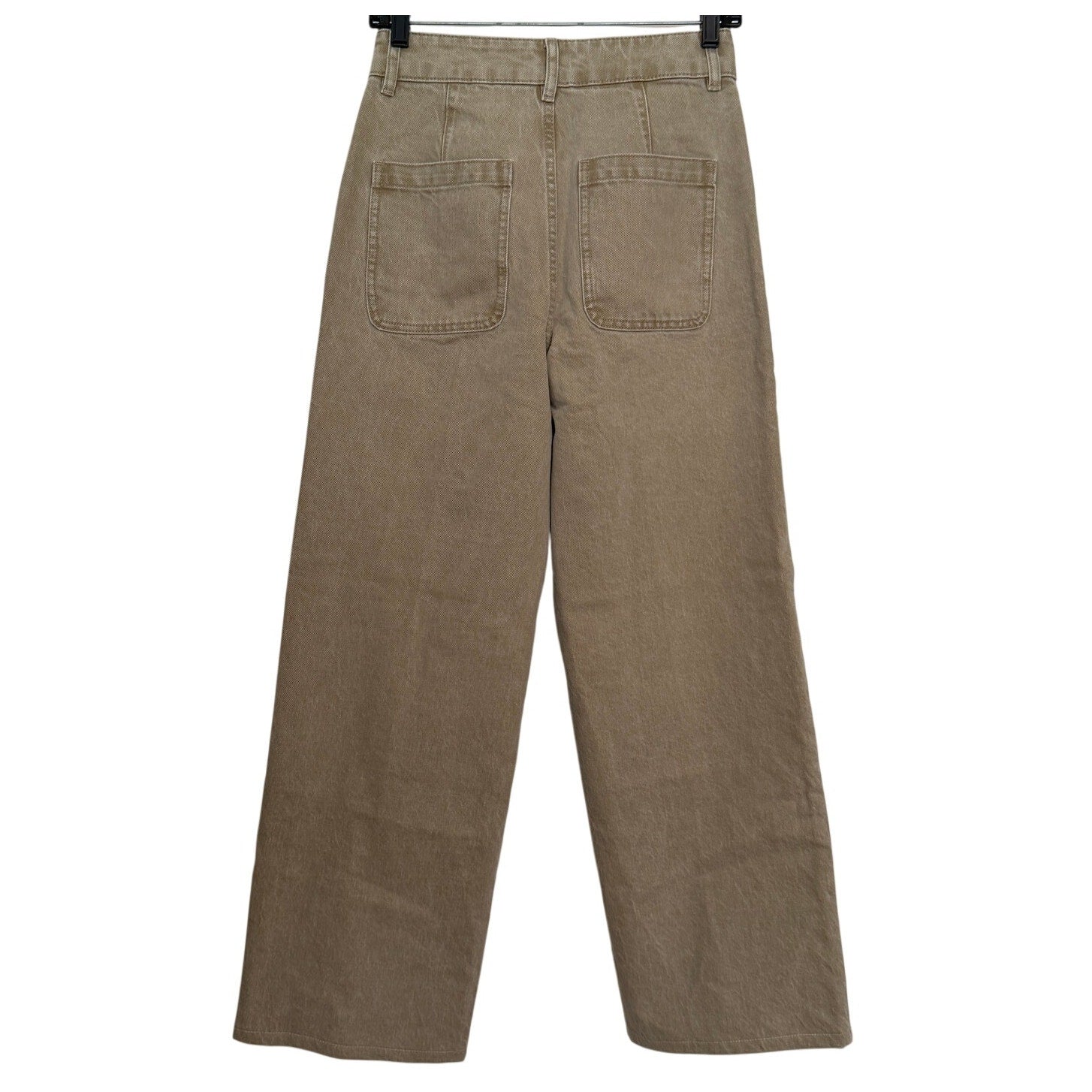POETRY Cotton Straight Leg Jeans - Washed Stone - 4