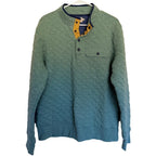 Faherty Epic Quilted Fleece Pullover Sweater - Seacoast Melange - Large