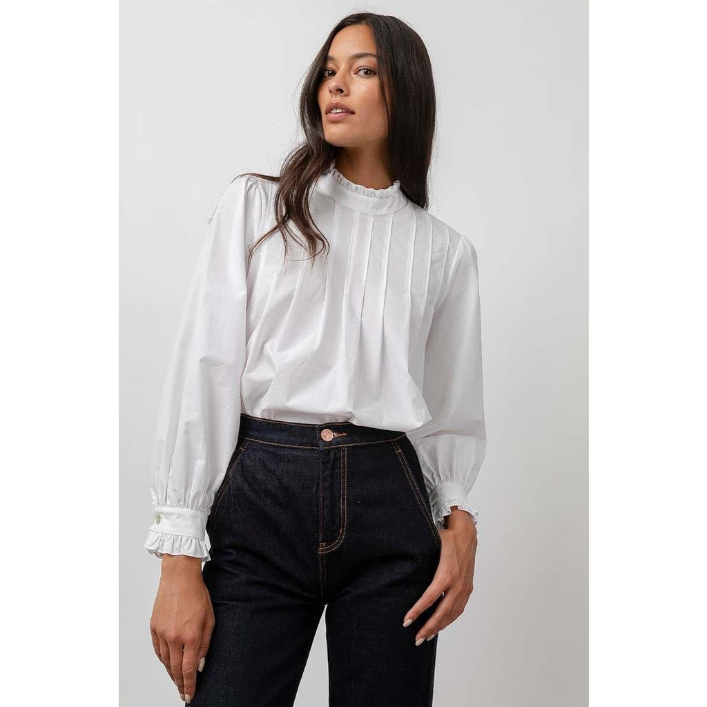 Rails Ariana Blouse - White - Size Small