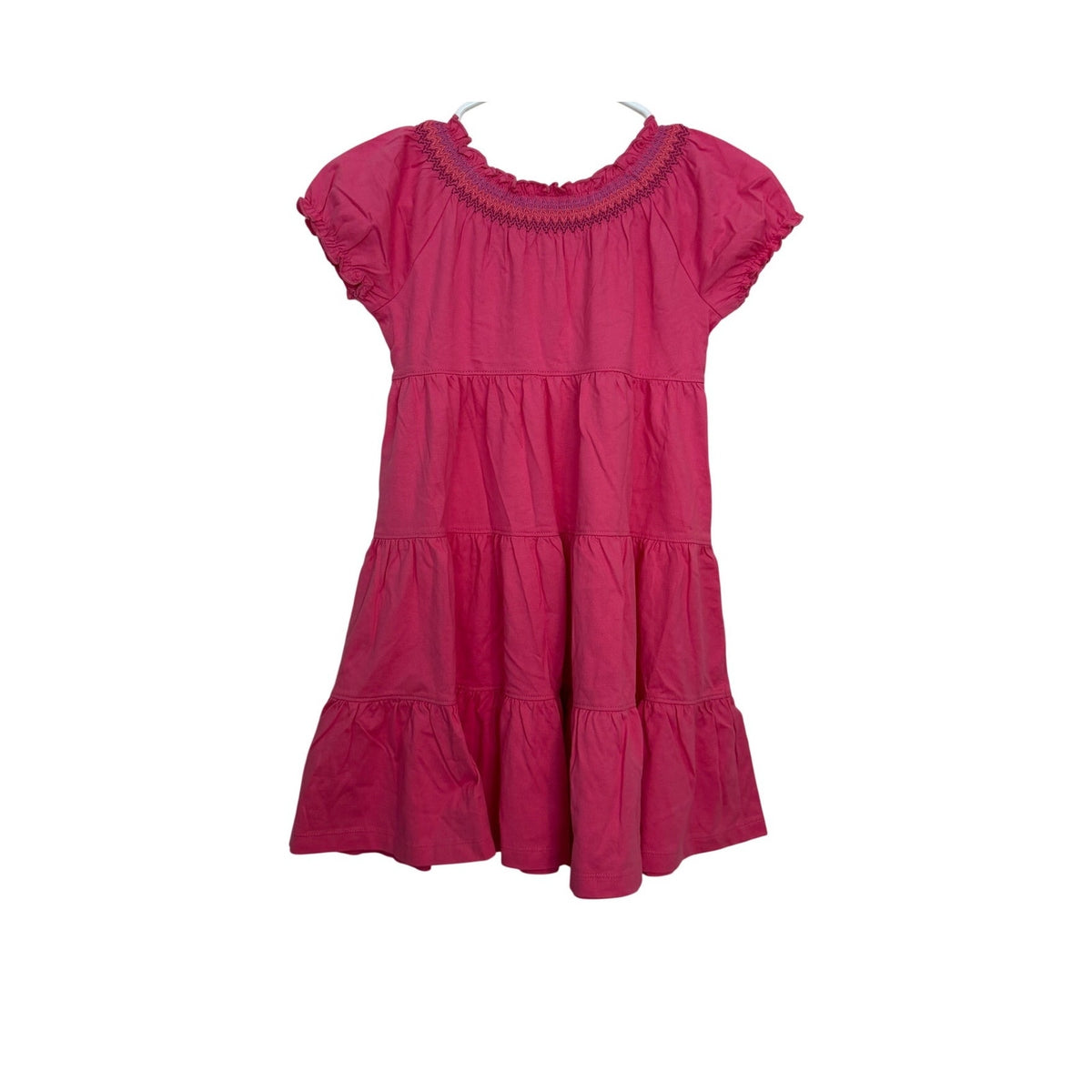 New Hanna Andersson Twirl Girls Dress - Pink Azalea - Size 5