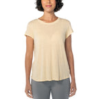 Cut Loose Light Weight Linen Ruche Back Top - Yellow - Medium