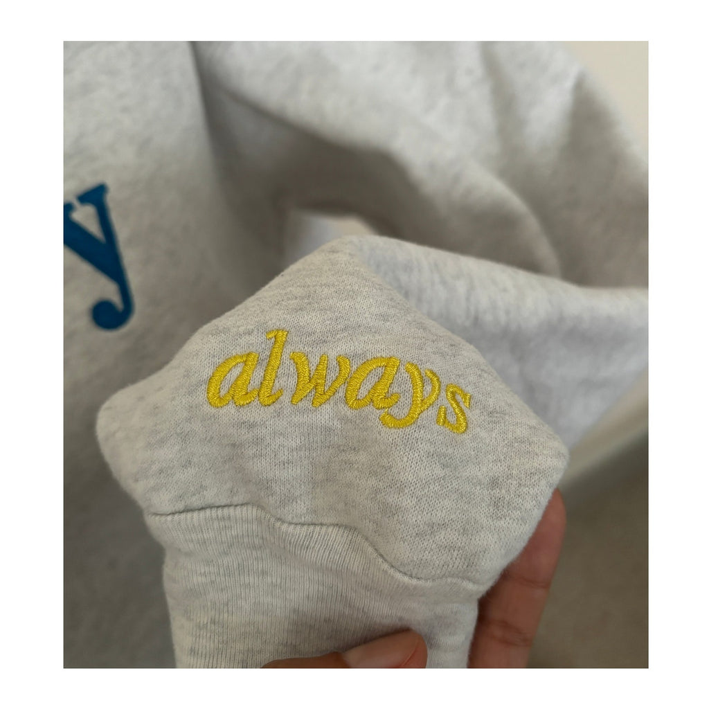 THE MAYFAIR GROUP Empathy Oversized Sweatshirt - Gray - One Size