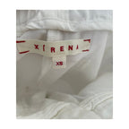 Xirena Tucker Cotton Twill Straight Leg Pants - White - Size XS