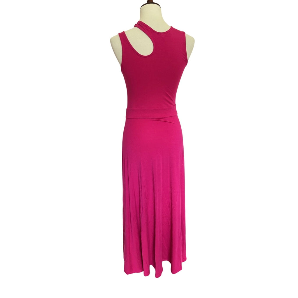 Marcella Mazie Cutout Jersey Knit Dress - Pink - Small