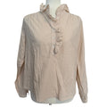 Xirena Caspian Ruffle Neck Blouse - Cream - XS