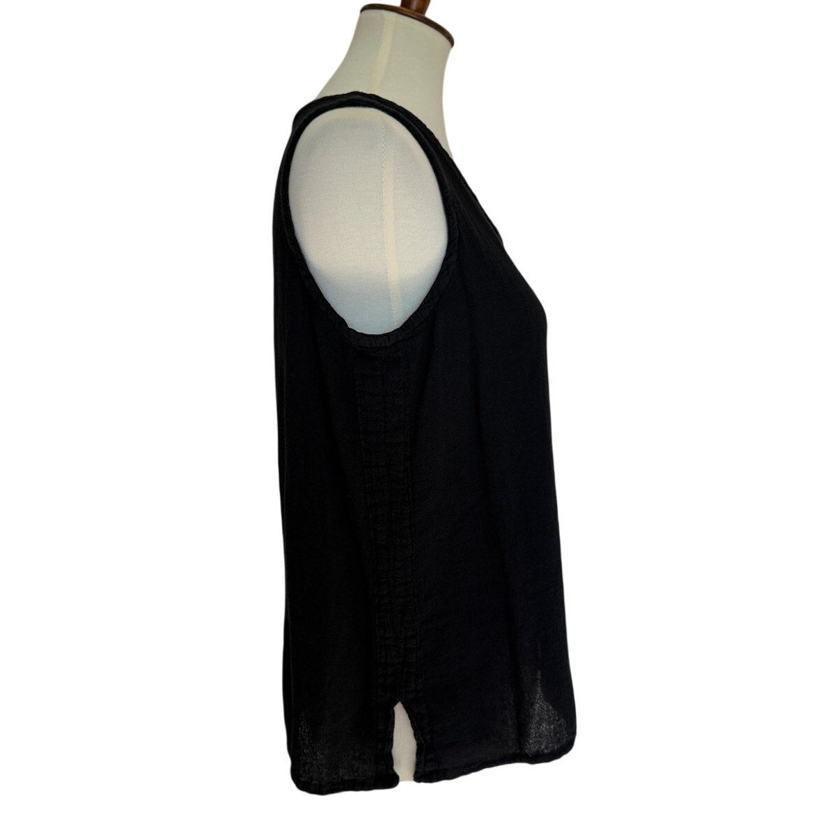 Oh My Gauze! Henry Cotton Gauze Blouse - Black - S/M
