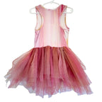 ILOVEPLUM Bae Watercolor Tutu Dress - Poppy Orange - Size 8