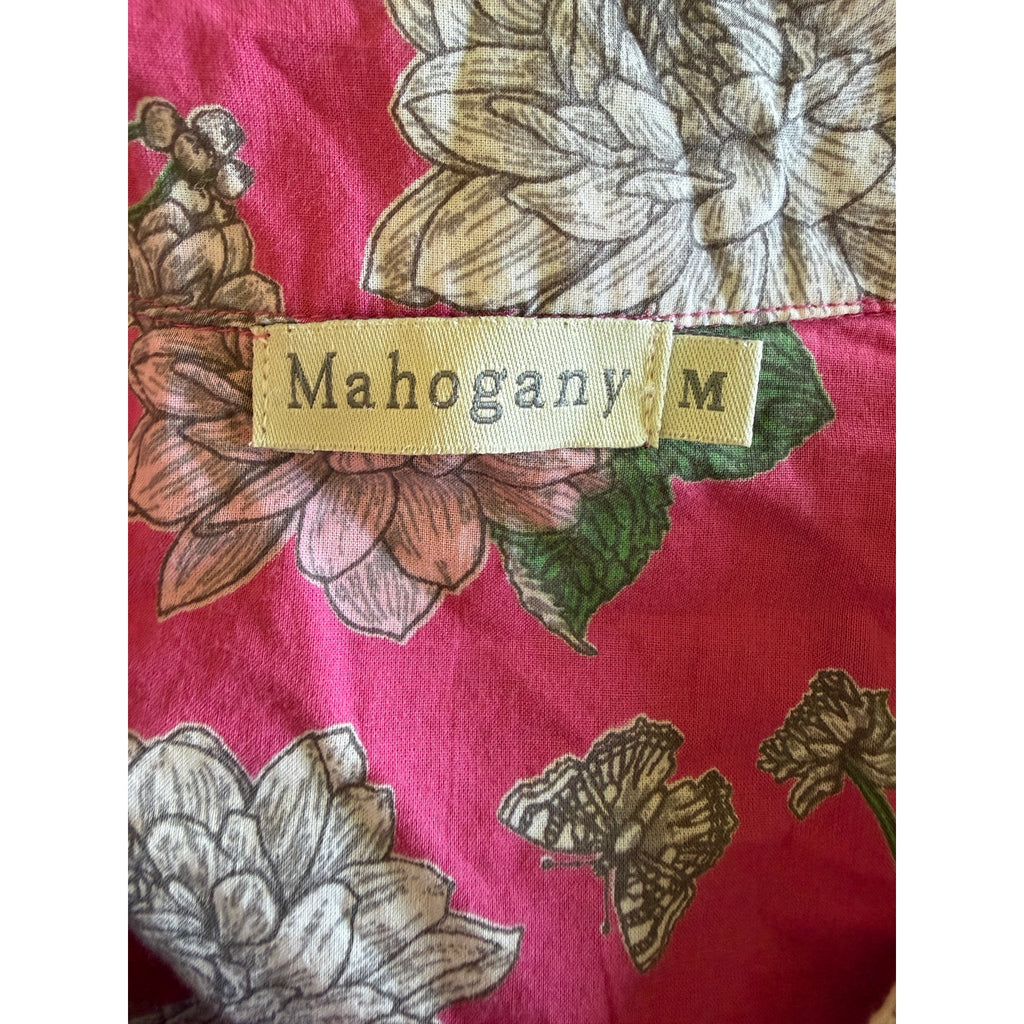 Mahogany Store Dahlia Print Nightshirt Pajama - M