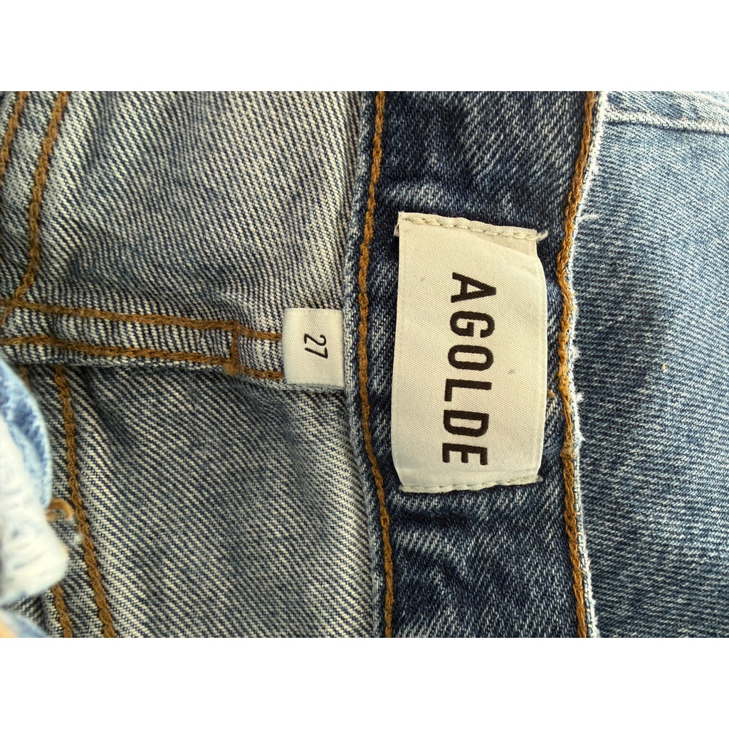 AGOLDE Twist Low Slung Baggy Jeans - Myth Blue - Size 27