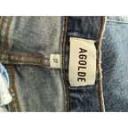 AGOLDE Twist Low Slung Baggy Jeans - Myth Blue - Size 27