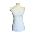 Marcella NYC Manhattan One-Shoulder Top - Off White - Medium
