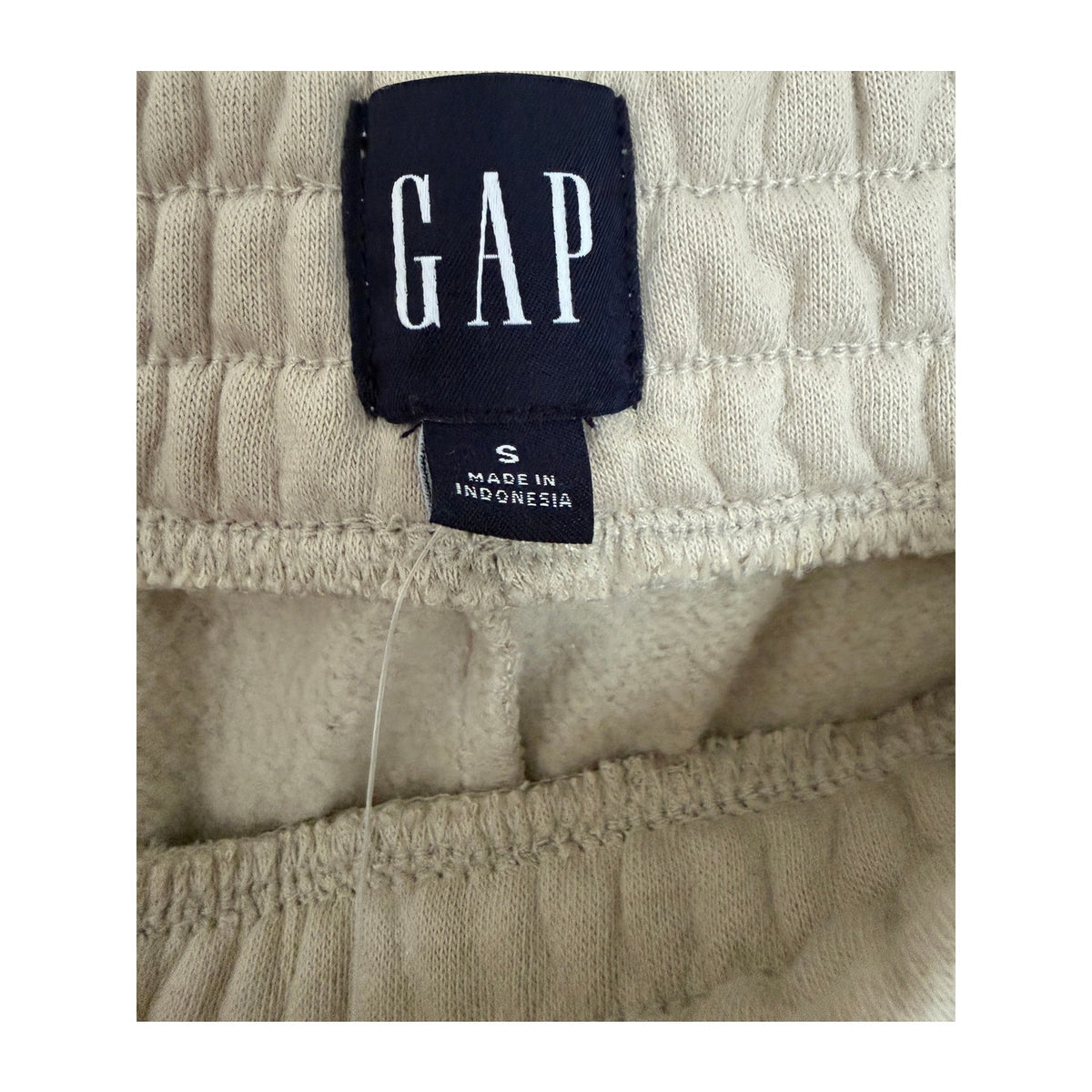 New Gap Vintage Soft Seamed Wide Leg Sweatpants - Moonstone Beige -  Size Small