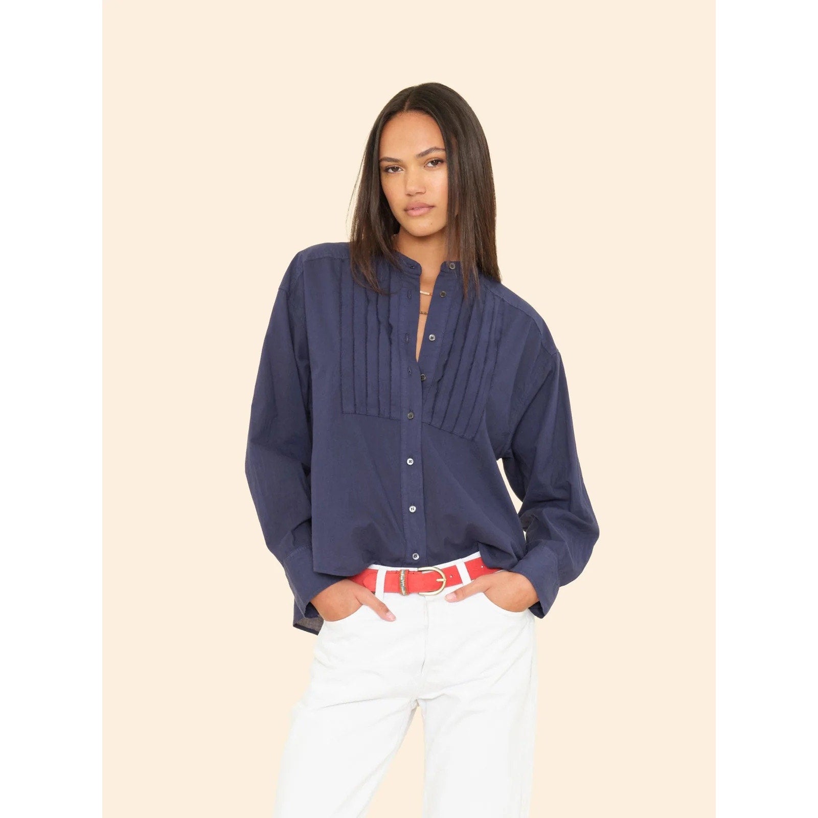 Xirena Navy Miranda Shirt - Navy - XS