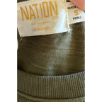 NATION LTD - Evangeline Belted Mini Cotton Dress - Green - Size Small