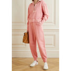 Veronica Beard Preslee Track Pants - Distressed Pink - Size Large