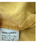 Elizabeth Suzann Florence Pant in Midweight Linen - Yellow - Large