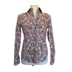 THE SHIRT by ROCHELLE BEHRENS - Pink /Orange Floral - Size XS