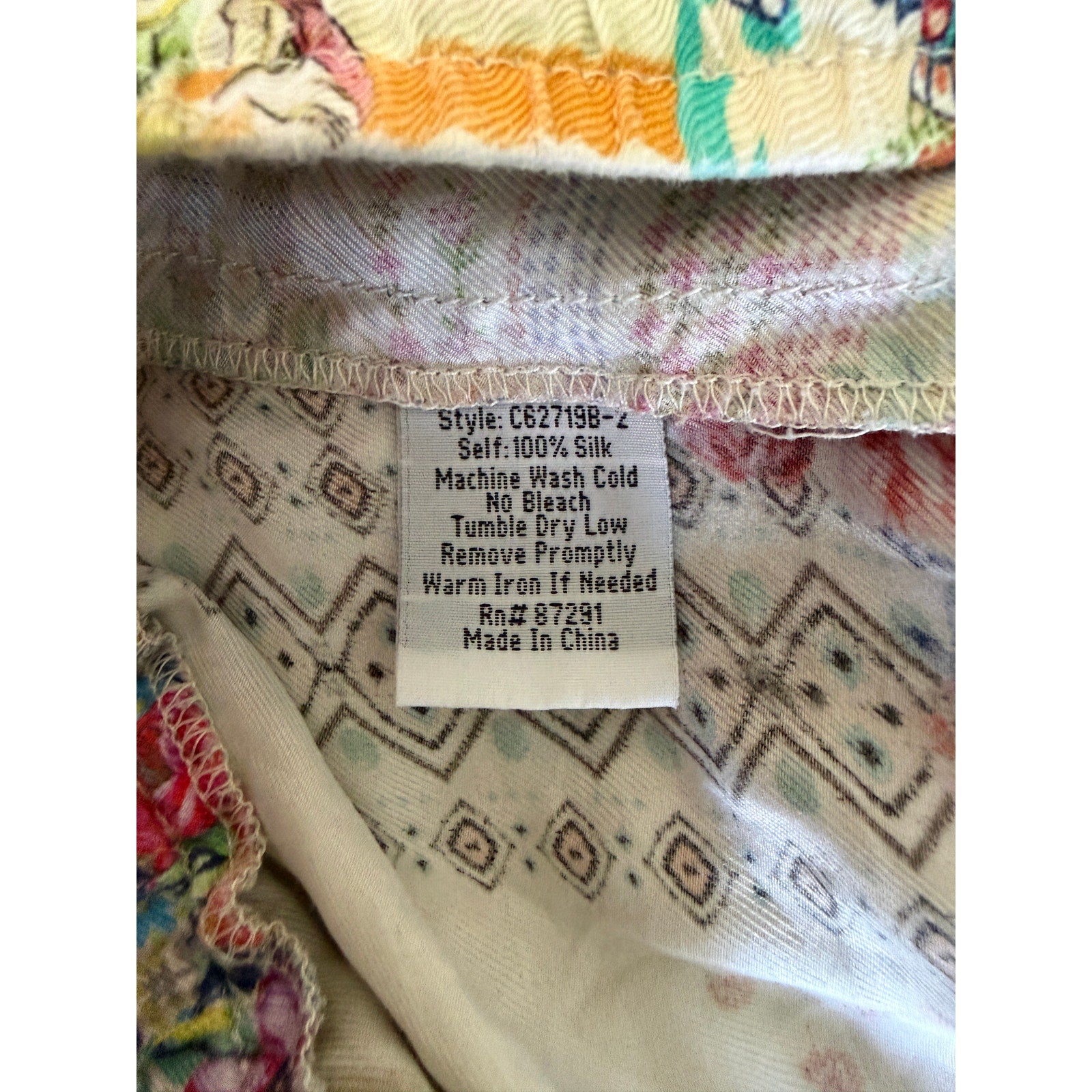 Johnny Was - Silk Print Pants - Small