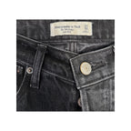 ABERCROMBIE & FITCH '90s Baggy Low Rise Jeans - Charcoal - Size 24