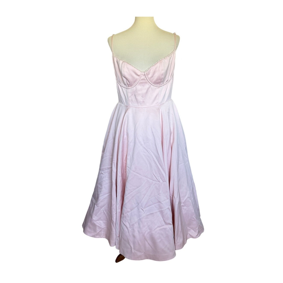 House of CB Mademoiselle Midi Dress - Ballerina Pink - Size L+