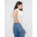 GAP X CULT GAIA Backless Button Down Shirt - White - Size Small
