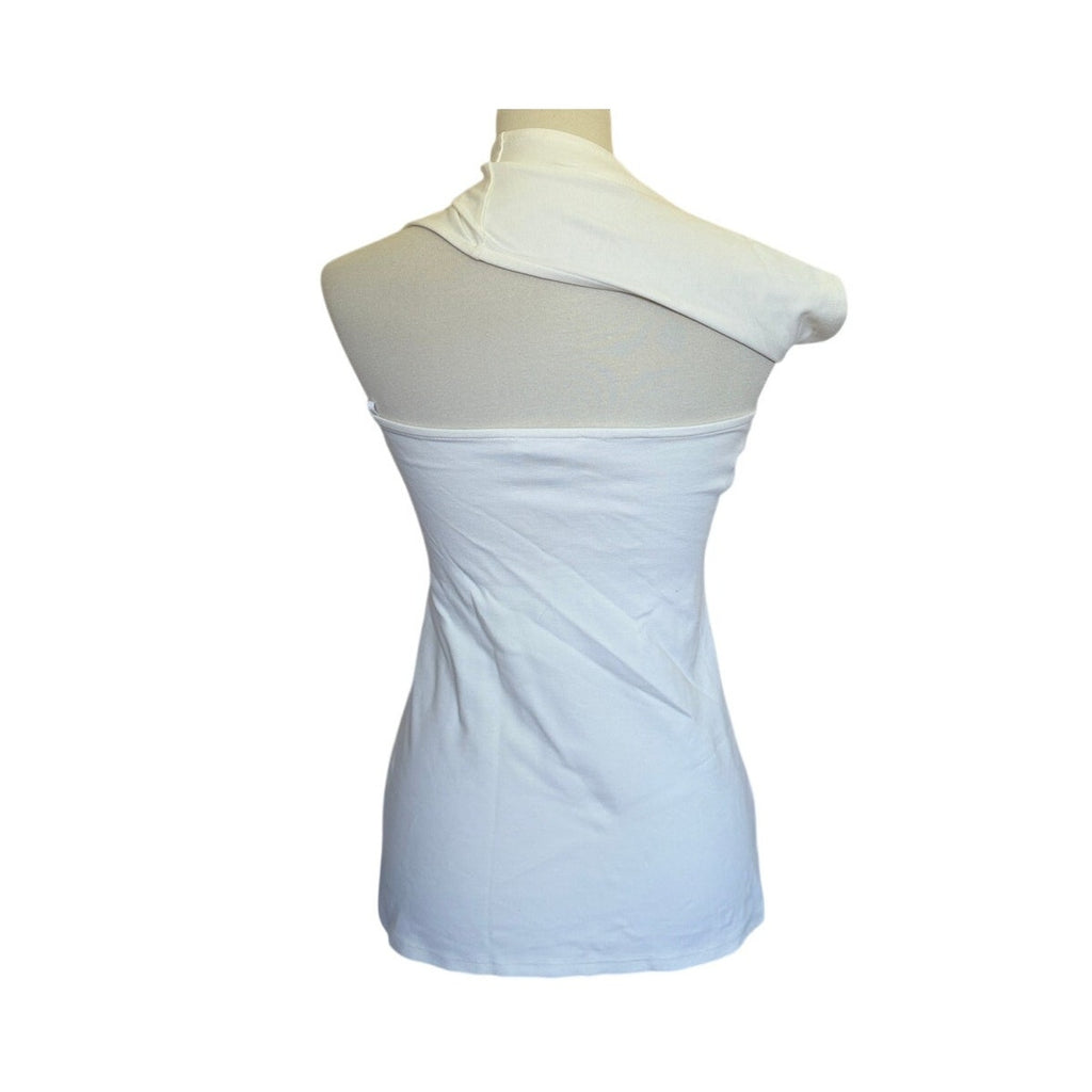 Marcella NYC Manhattan One-Shoulder Top - Off White - Medium