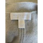 The White Company Cashmere V Neck Sweater - Metallic Grey - Size Small