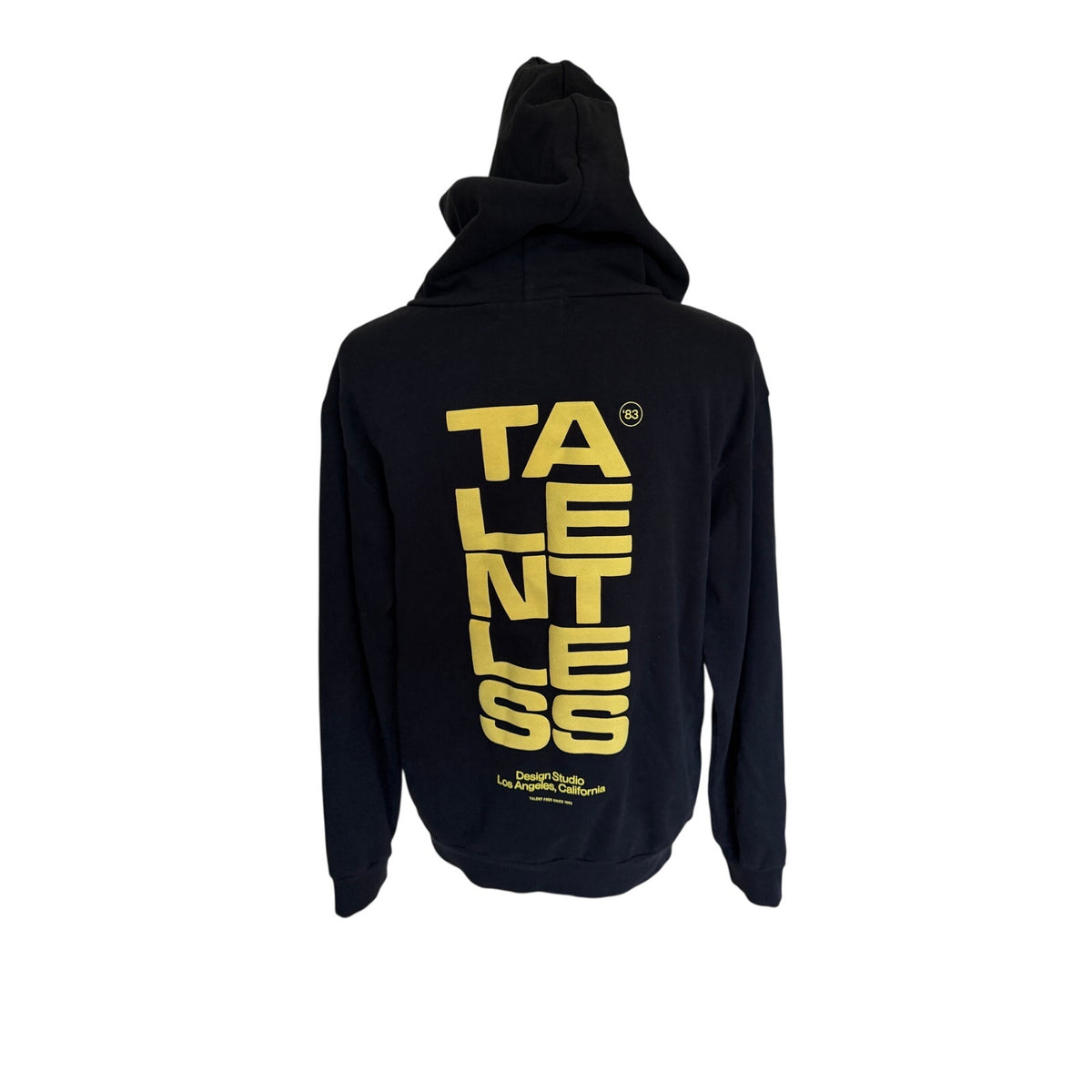 Talentless Stacked Graphic Hoodie - Black - Size Small