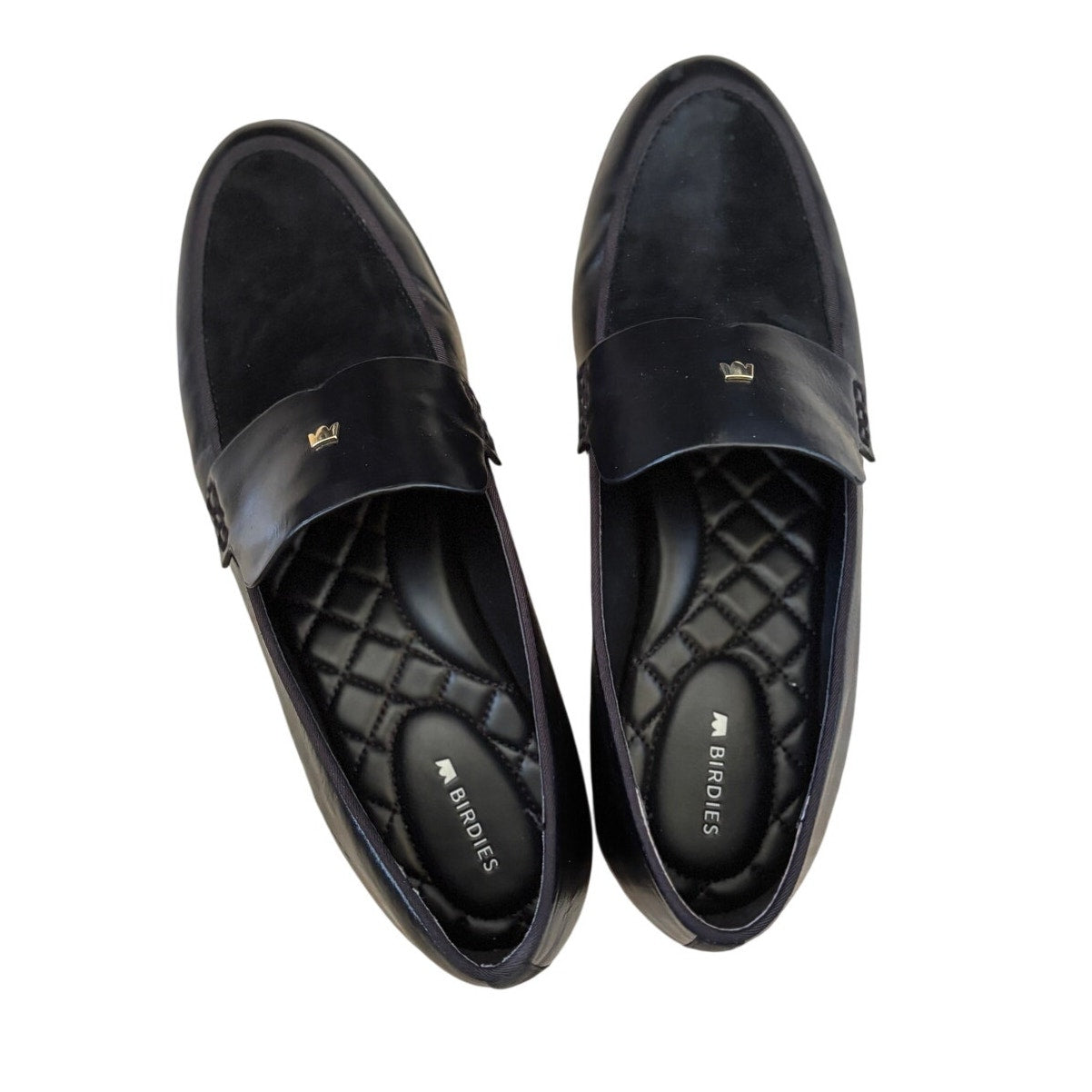 BIRDIES The Starling 20 Leather Loafer - Black Licorice - Size 9.5