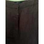 COUNTRY ROAD Organically Grown Linen Wide Leg Pant - Port Stripe - Size US 2 / AU 6