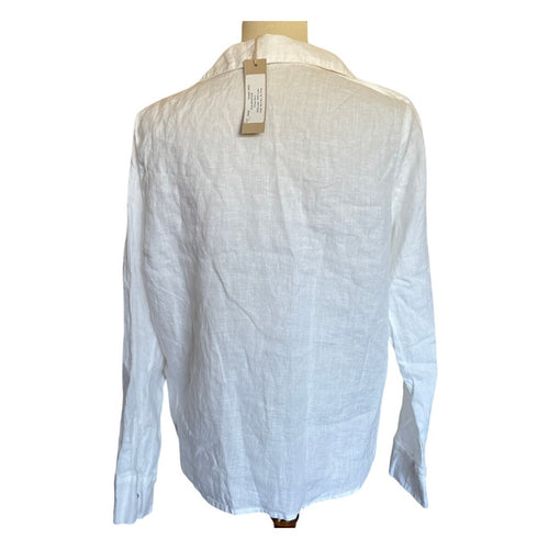 CUT LOOSE - Hanky Linen Fitted Shirt - 4207649 - White - Medium