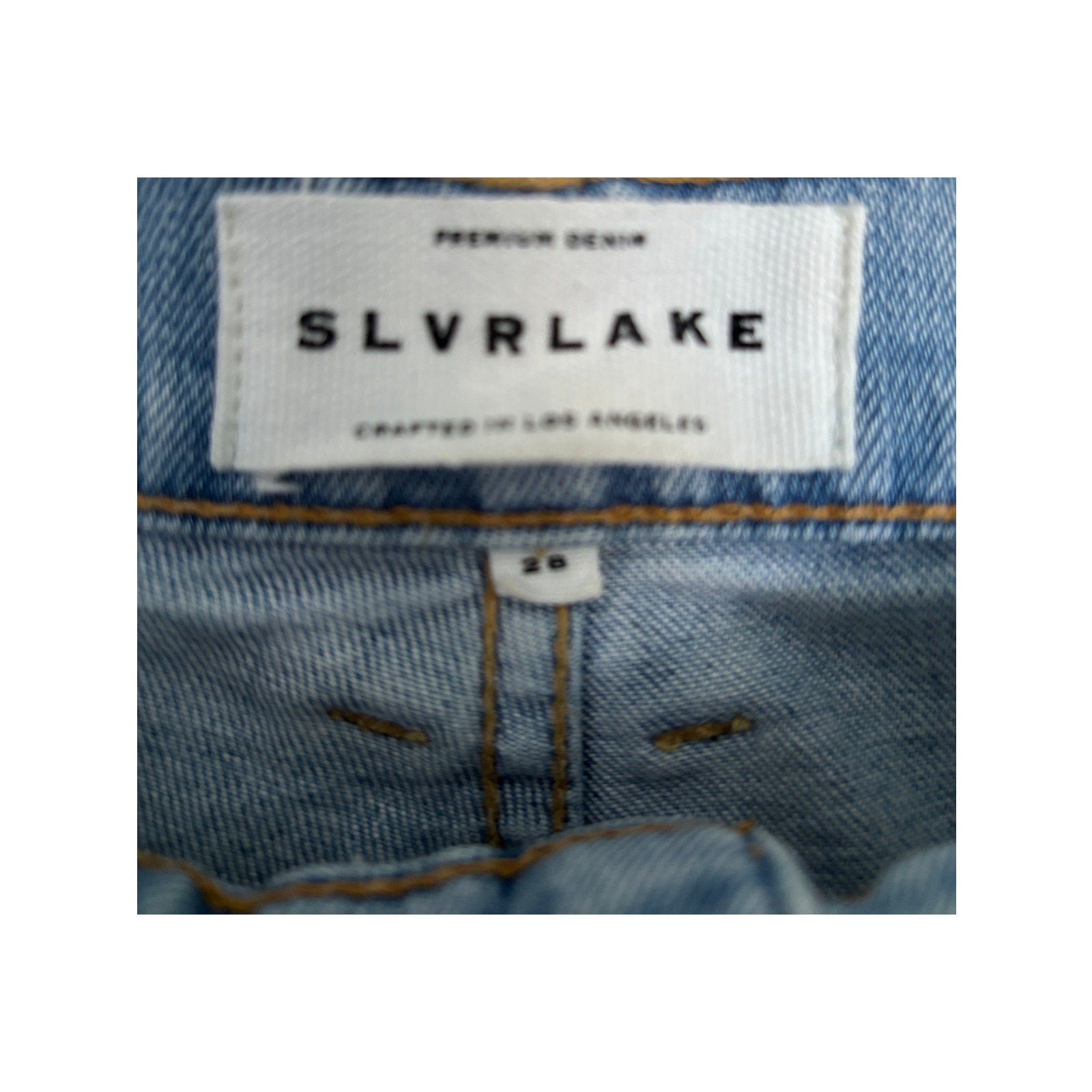 SLVRLAKE Beatnik Ankle Jeans - Light Blue - Size 28