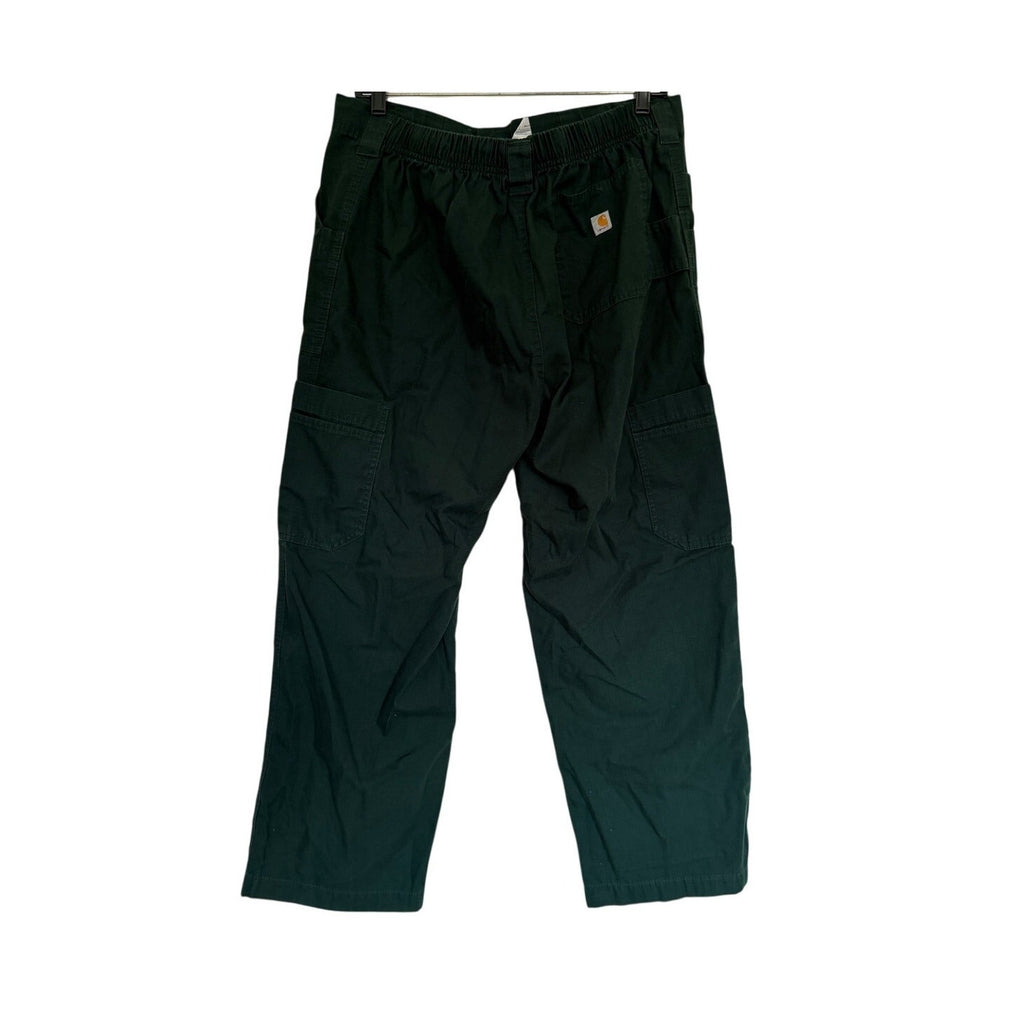 Carhartt Classic Fit Ripstop Boot Cut 8-Pocket Cargo Pant - Green - Size Medium