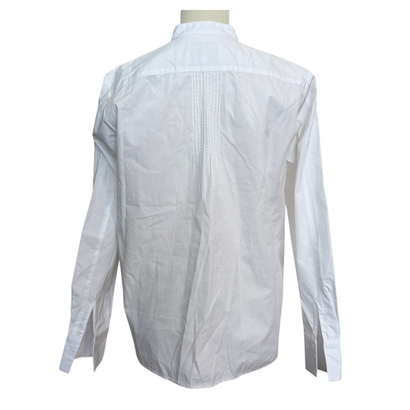 TWP Painter Shirt in Compact Poplin - White - XXS