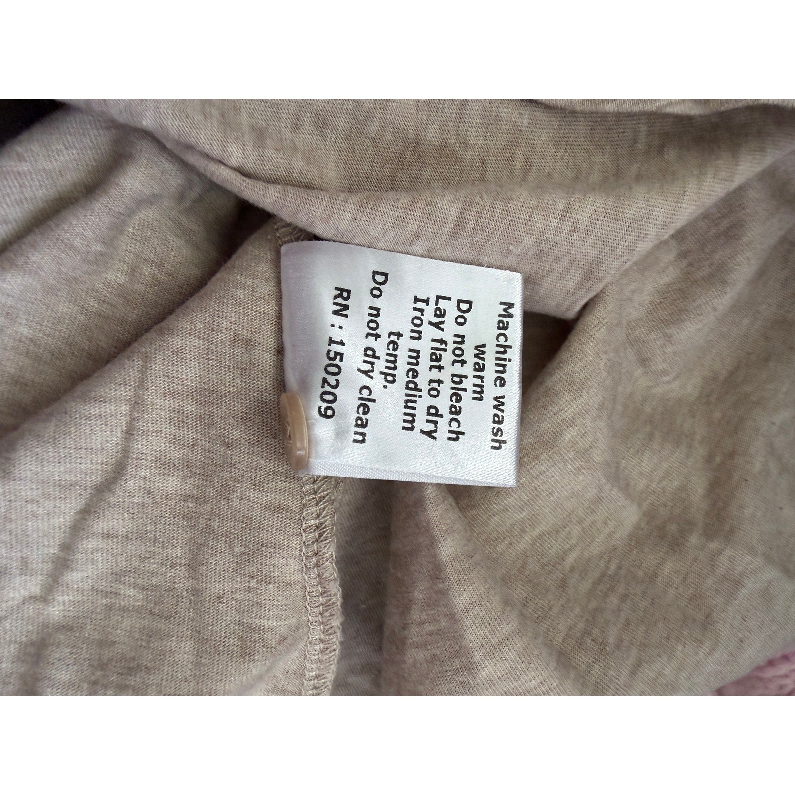 La Ligne Bonne Nuit Pajama Set - Heathered Beige Cream - Medium