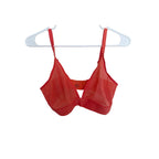 Negative Underwear Sieve Triangle Bra - Coral - Size 3 / 36 C D