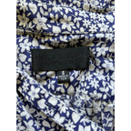 Nili Lotan Normandy Blouse - Blue White Floral - Small