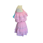 MELISSA ODABASH Debbie One-Shoulder Ruffle Mini Dress - Blush Pink - Size XS