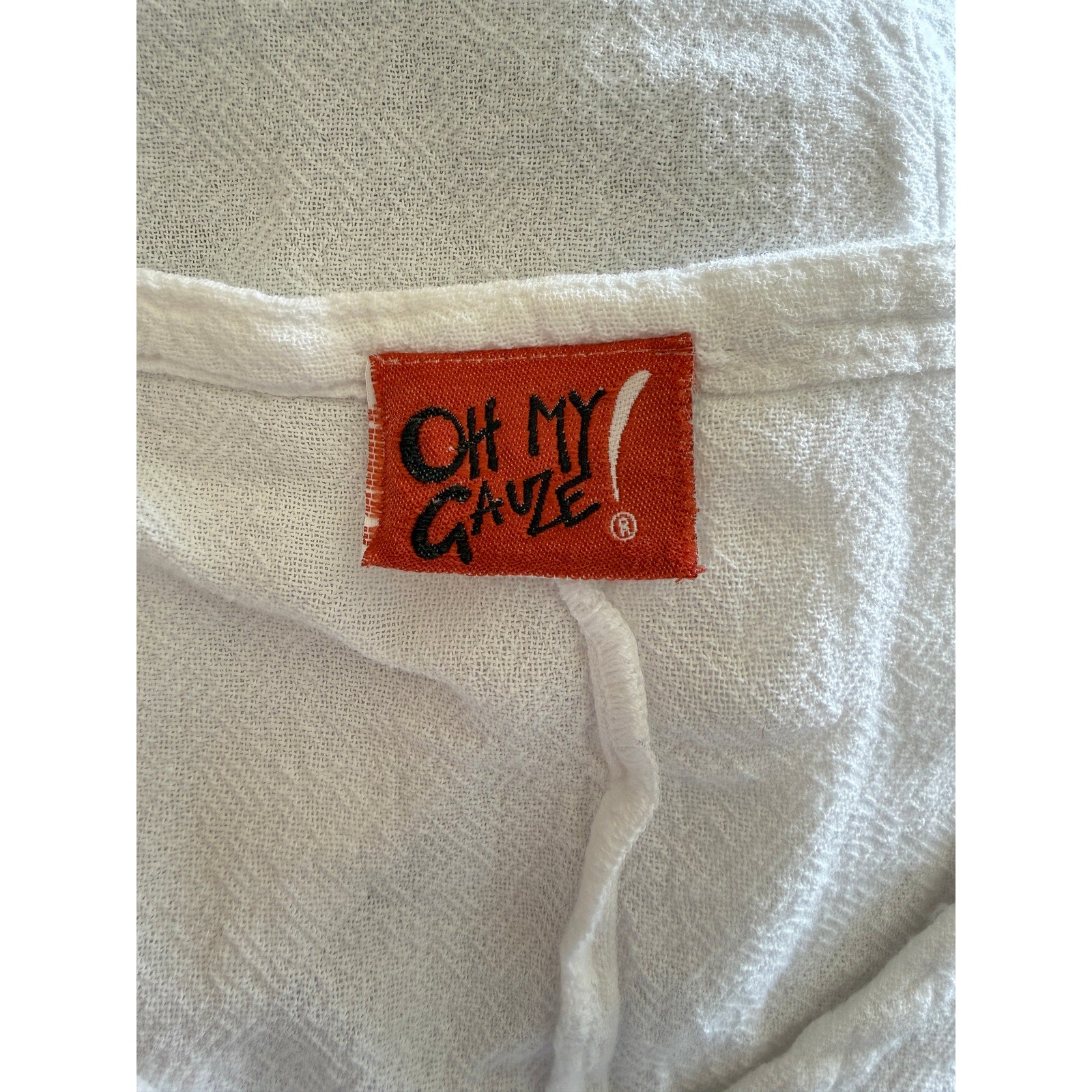 Oh My Gauze! Henry Cotton Gauze Blouse - White - S/M