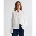 TWP Painter Shirt in Compact Poplin - White - XXS