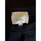 CINQ A SEPT Shiloh Twist Front Short Sleeve Tee - Black - Medium