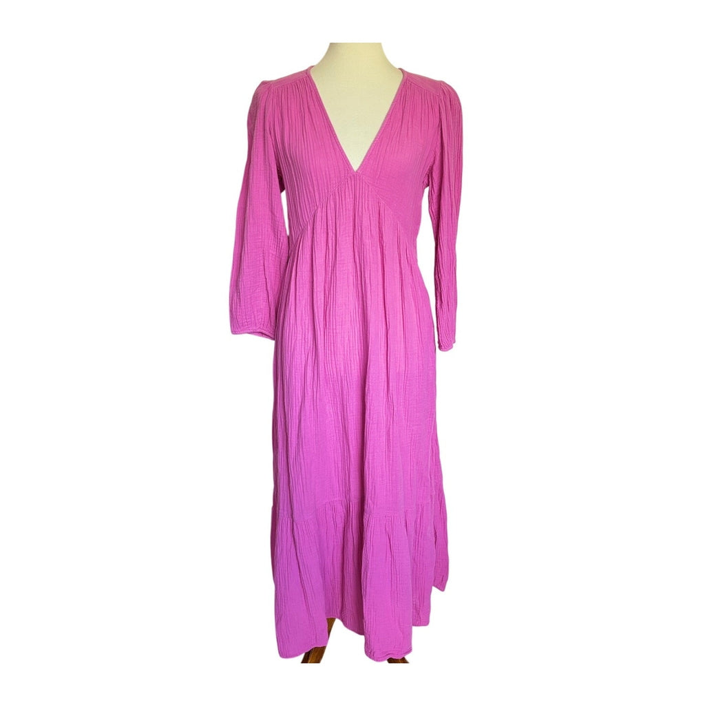 Xirena Ella Midi Dress - Pink - Size Small