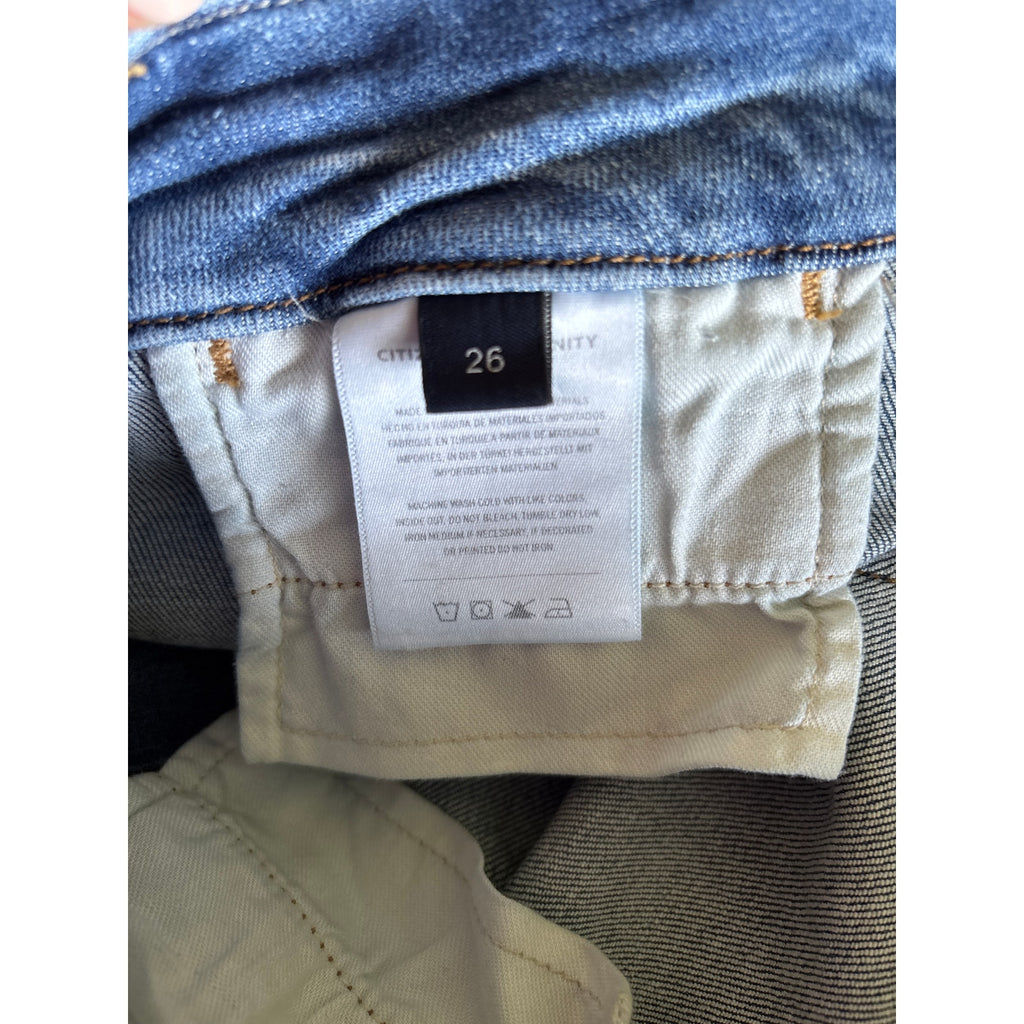CITIZENS OF HUMANITY  Isola High Rise Trouser Jeans - Ablis Wash - Size 26