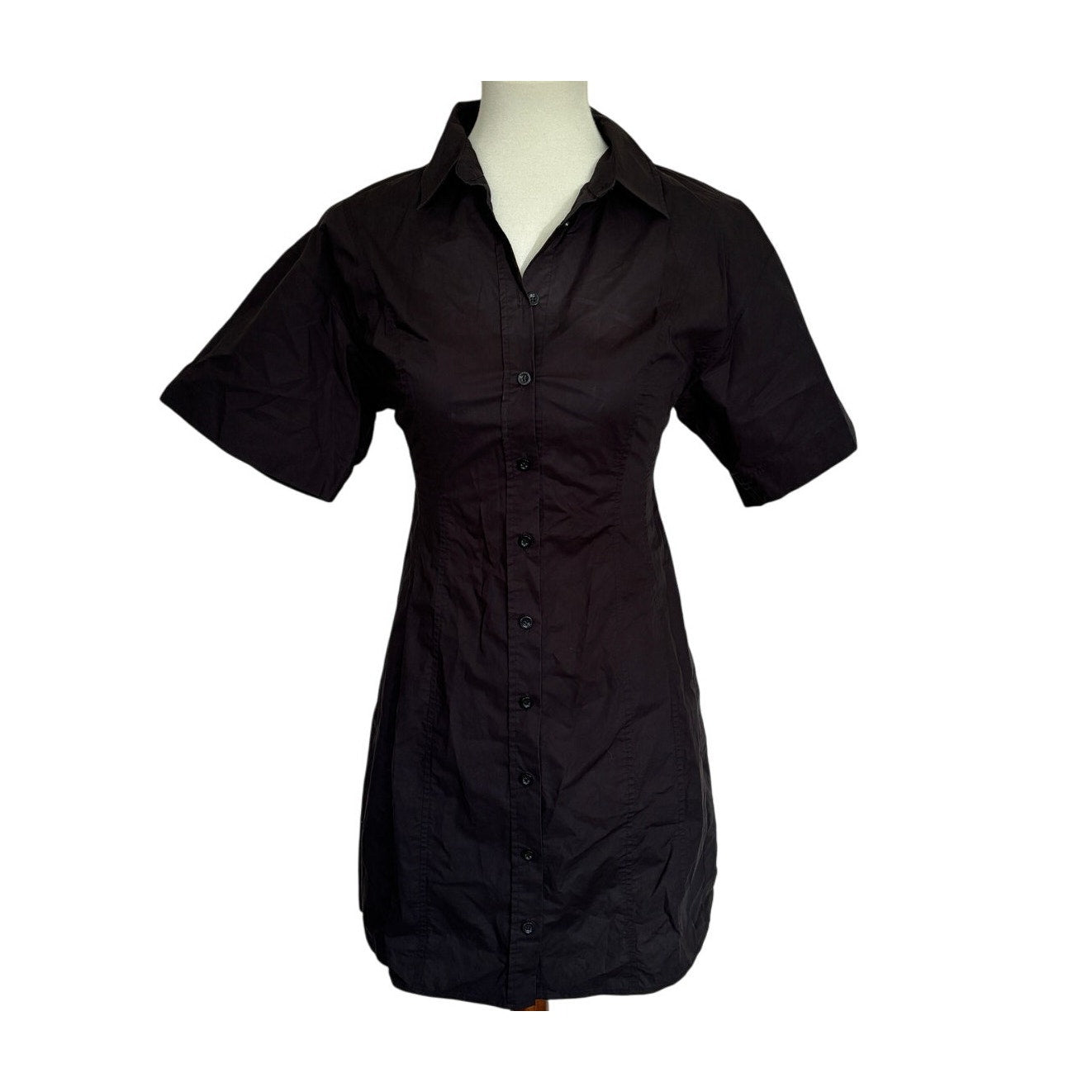 FRAME Seam Detail Dress - Black - Size Extra Small