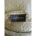 Wooden Ships Champagne Please Sweater - Taupe Black - M/L