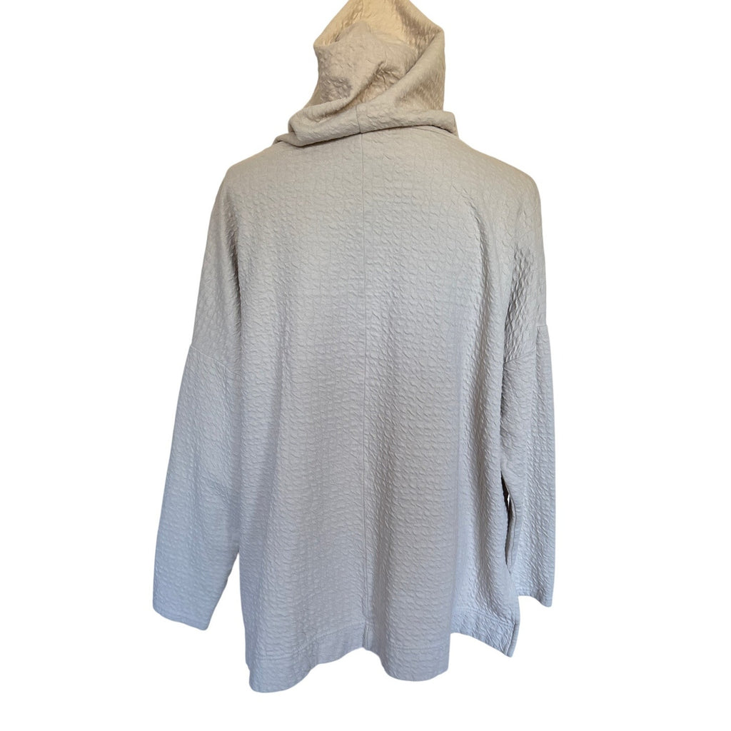 Cut Loose Pucker Doublecloth Sweatshirt - 2246198 - Moonbeam - S/M