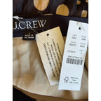 J.CREW Gwyneth Polka Dot Chiffon Midi Skirt - Black and Cream - Size 2