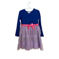 Hanna Andersson Shimmer Dress - Deep Blue Sea - Size 5